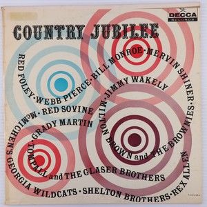 Country Jubilee 1962 Country Compilation Mono LP Vinyl Record 12" Decca DL 4172